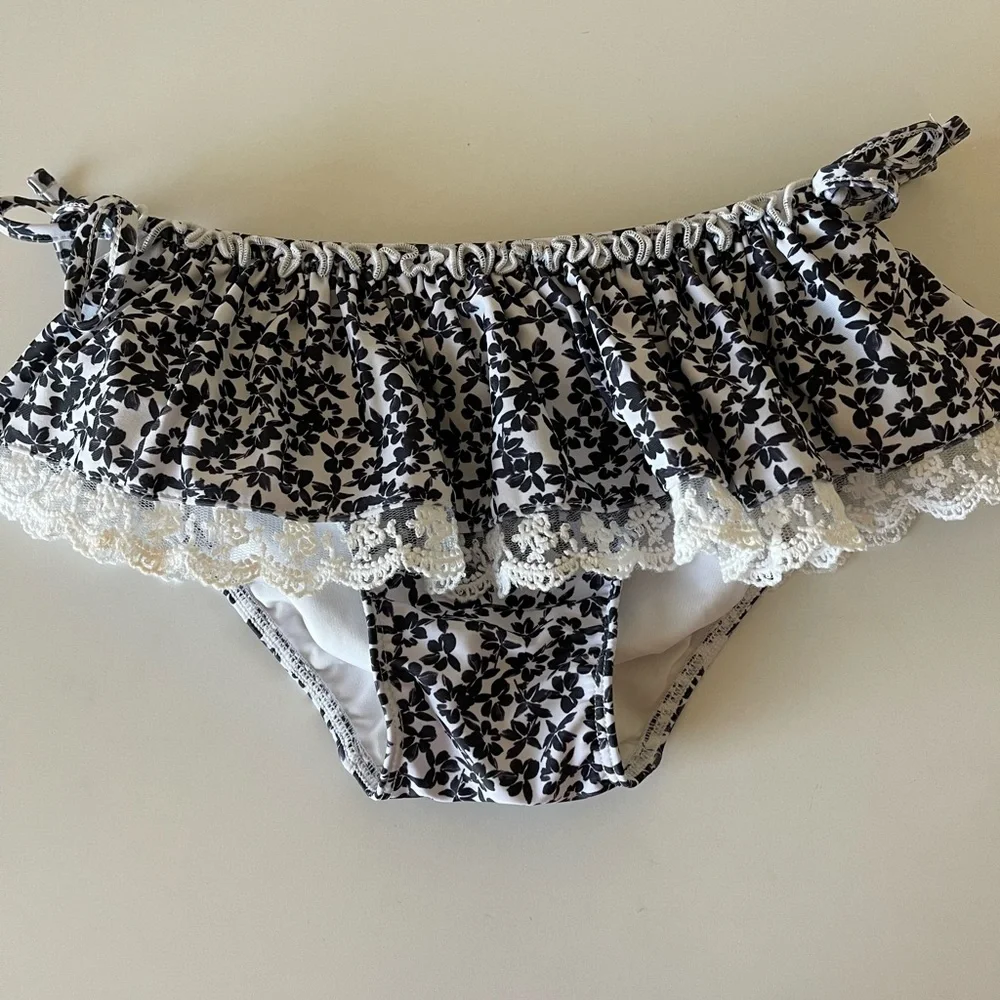 🔴🔴🔴SOLD🔴🔴🔴 Jane + JoGirls Tillie Dotty Floral Tankini Swim Suit Bikini - Picture 4 of 4